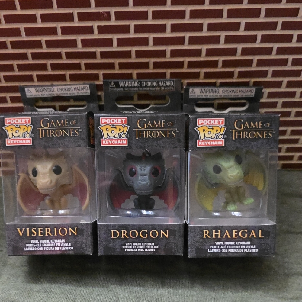 Funko Pocket Pop! Keychain Game of Thrones Dragons